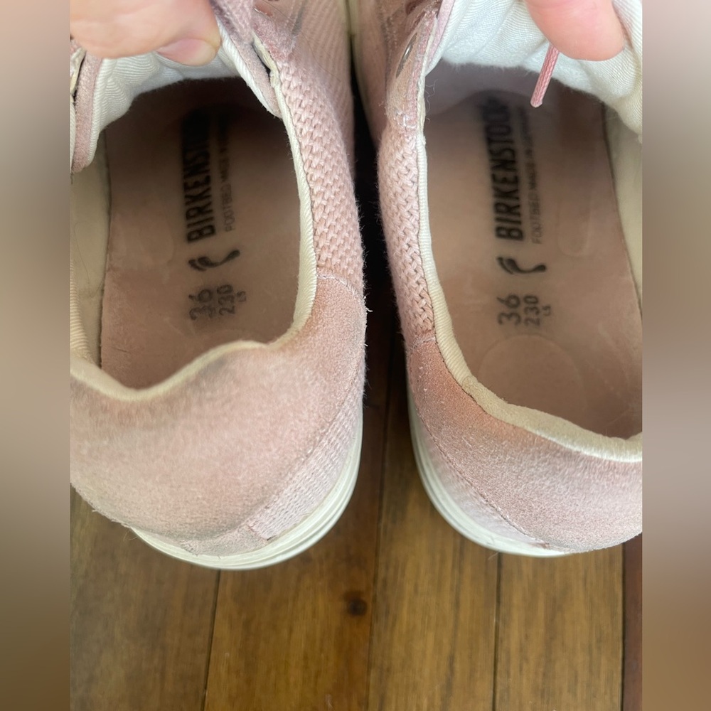 Birkenstock Bend Low Canvas Suede Soft Pink sneaker size EU36 - Picture 9 of 13